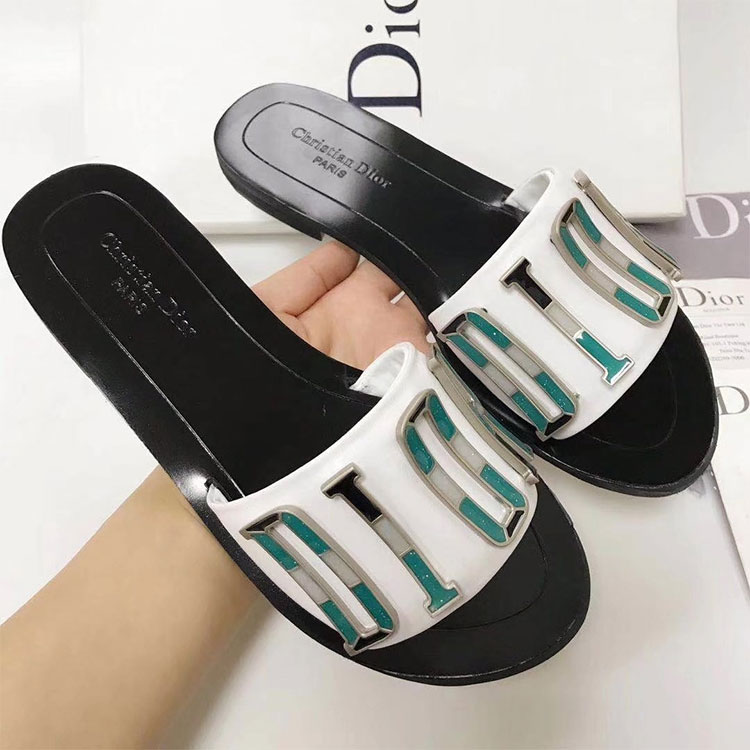 2018 Dior women Slippers in Calfskin leather