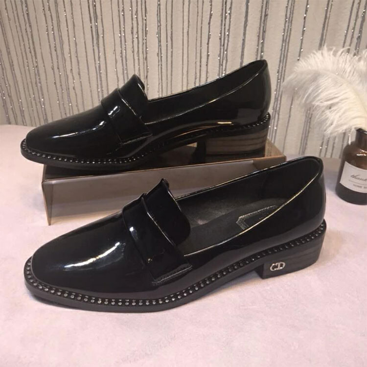 2018 Dior women shoes in Patent leather