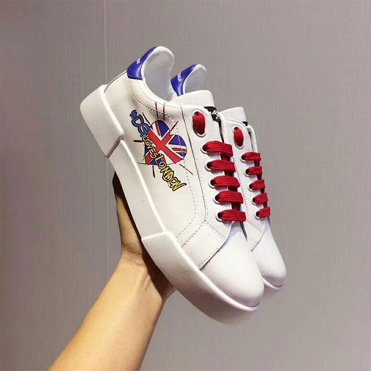 2018 Dolce&Gabbana(D&G) women Sneaker in Calfskin inner sheepskin