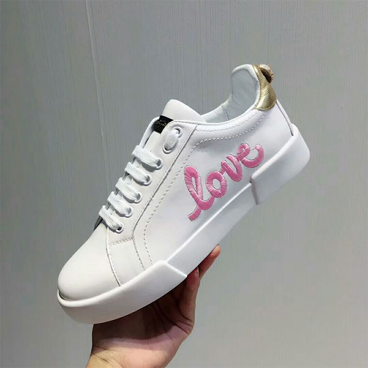 2018 Dolce&Gabbana(D&G) women Sneaker in Calfskin inner sheepskin