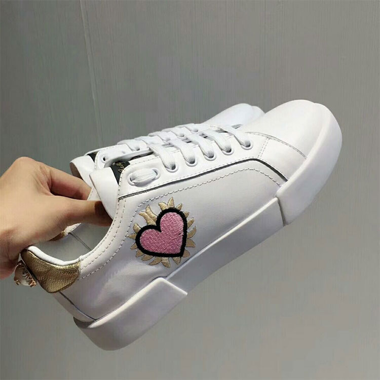 2018 Dolce&Gabbana(D&G) women Sneaker in Calfskin inner sheepskin