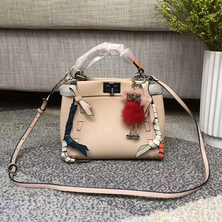 2018 Fendi PEEKABOO handbag in Original calfskin leather