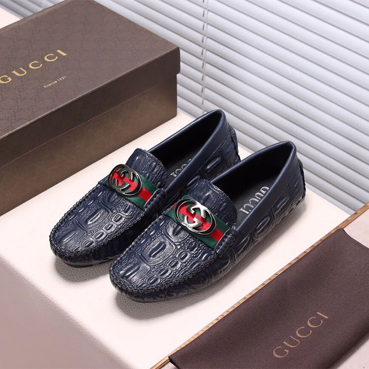 2018 Gucci men Shoes in Calfskin leather inside Lambskin leather