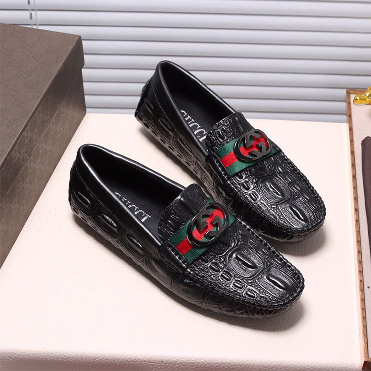 2018 Gucci men Shoes in Calfskin leather inside Lambskin leather