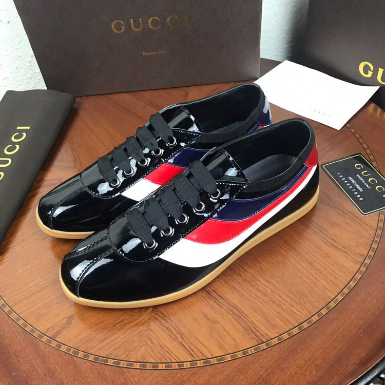 2018 Gucci men Sneakers in Calfskin leather