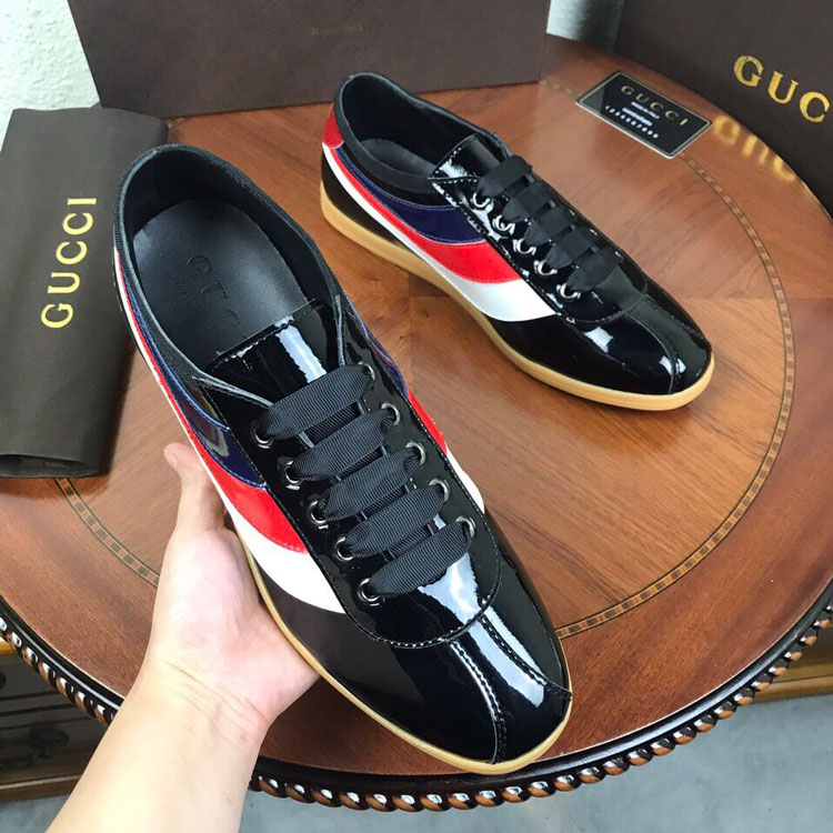 2018 Gucci men Sneakers in Calfskin leather