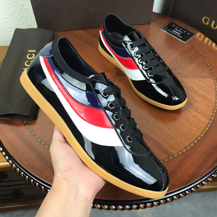 2018 Gucci men Sneakers in Calfskin leather