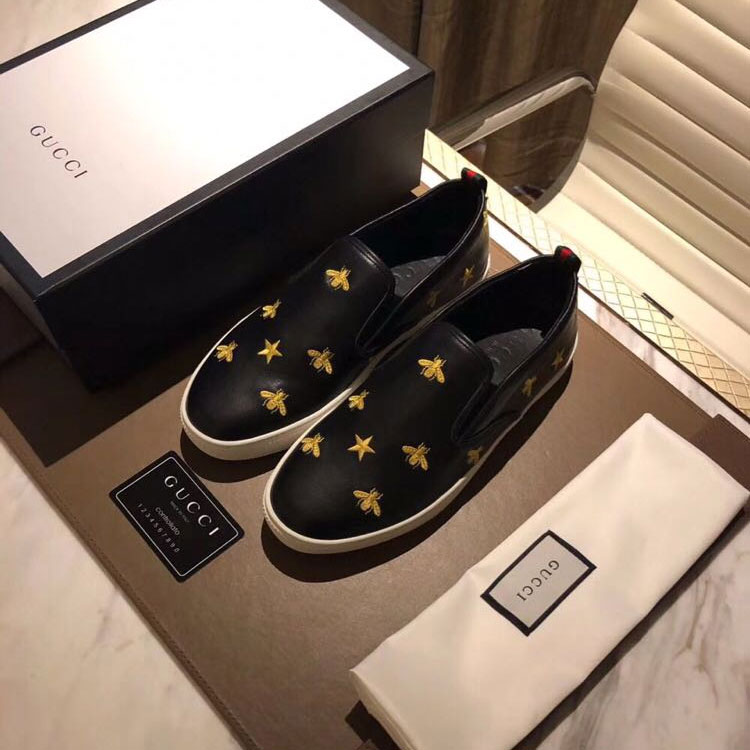 2018 Gucci men Sneakers in Calfskin leather inside Lambskin leather