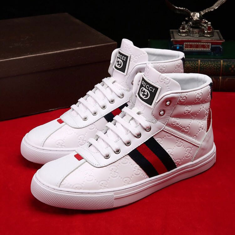 2018 Gucci men Sneakers in Calfskin leather inside Lambskin leather