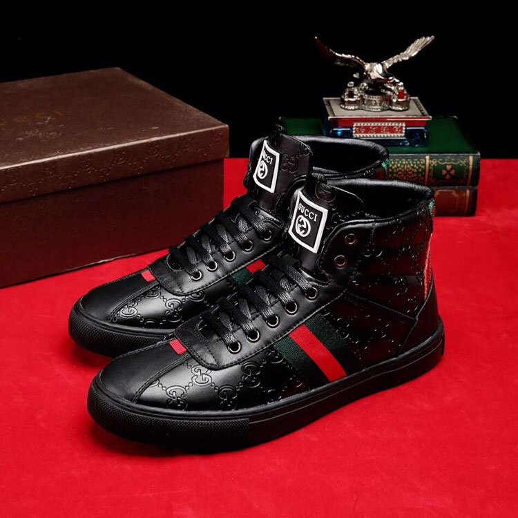 2018 Gucci men Sneakers in Calfskin leather inside Lambskin leather