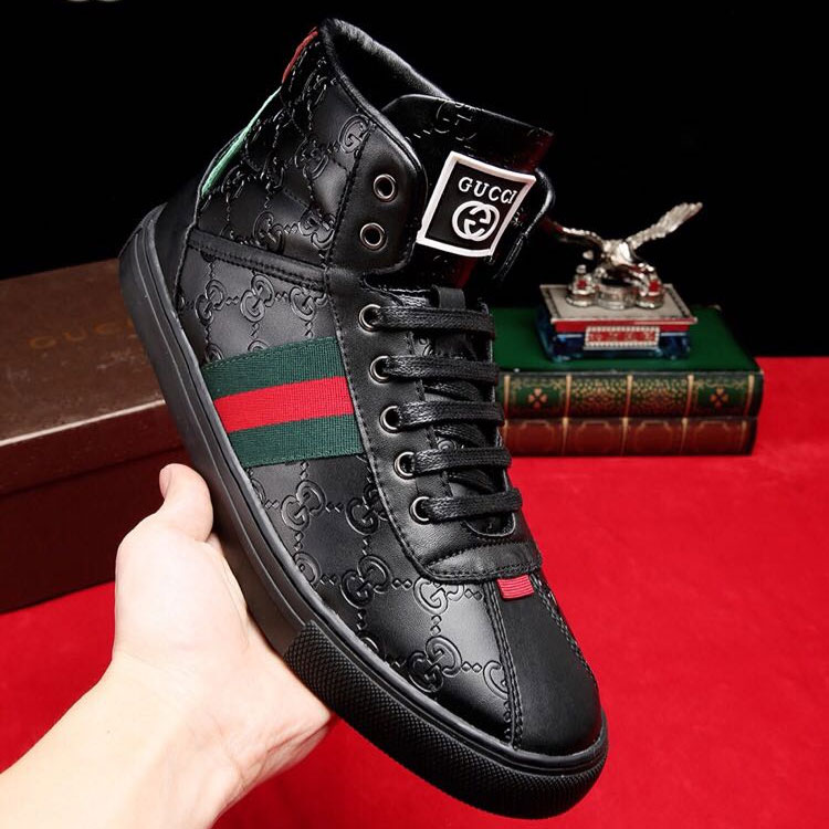 2018 Gucci men Sneakers in Calfskin leather inside Lambskin leather