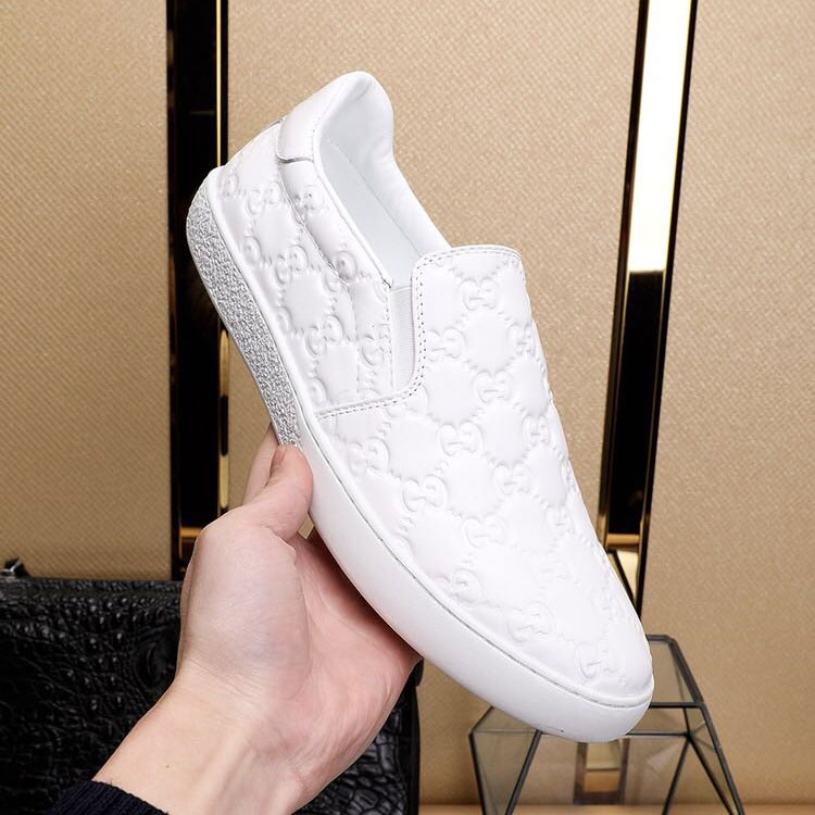 2018 Gucci men Sneakers in Calfskin leather inside Lambskin leather