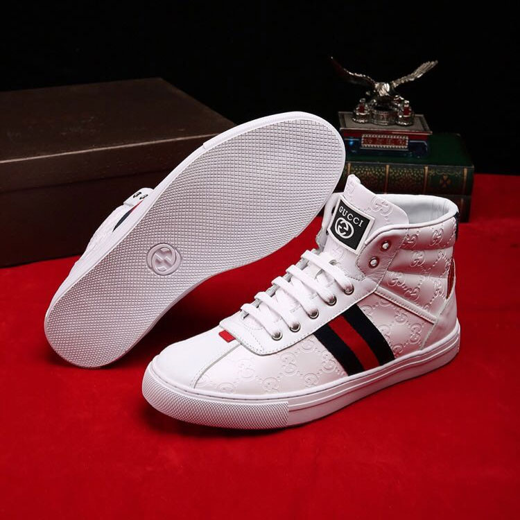 2018 Gucci men Sneakers in Calfskin leather inside Lambskin leather