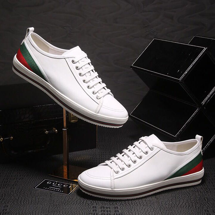 2018 Gucci men Sneakers inside Lambskin leather