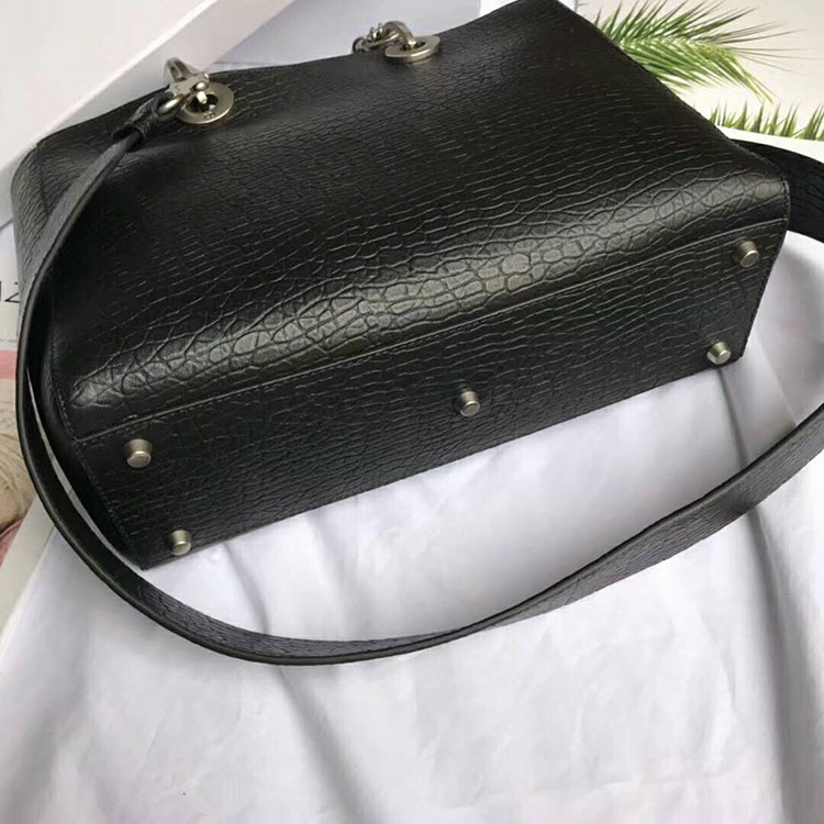 2018 LARGE LADY DIOR BAG IN CANYON GRAINED LAMBSKIN