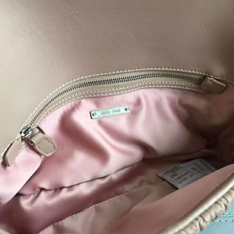 2018 LEATHER MIU MIU ICONIC CRYSTAL BAG