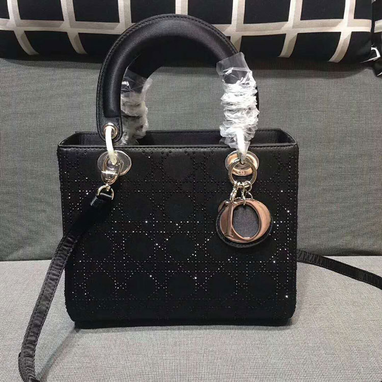 2018 Lady Dior Bag D1655 in Silk