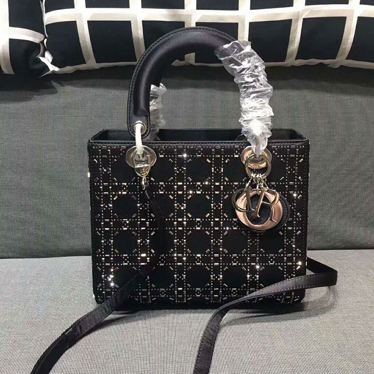 2018 Lady Dior Bag D1655 in Silk