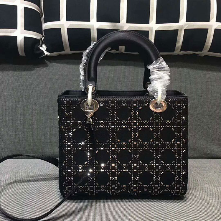 2018 Lady Dior Bag D1655 in Silk