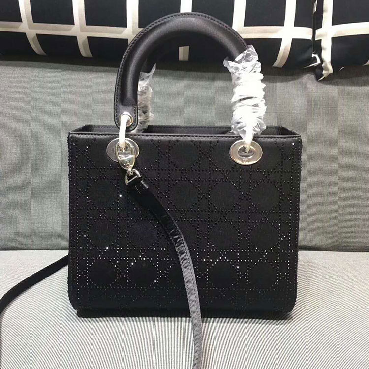 2018 Lady Dior Bag D1655 in Silk