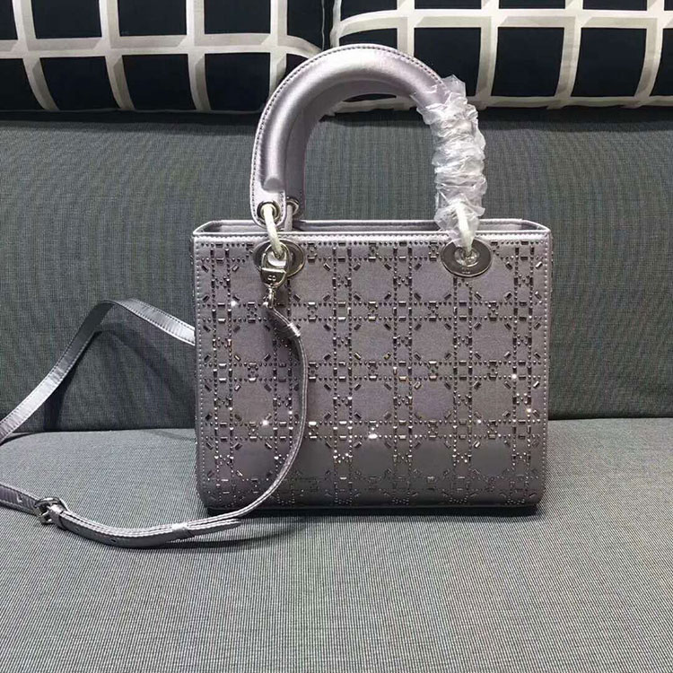 2018 Lady Dior Bag D1655 in Silk