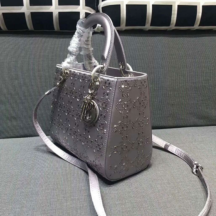 2018 Lady Dior Bag D1655 in Silk