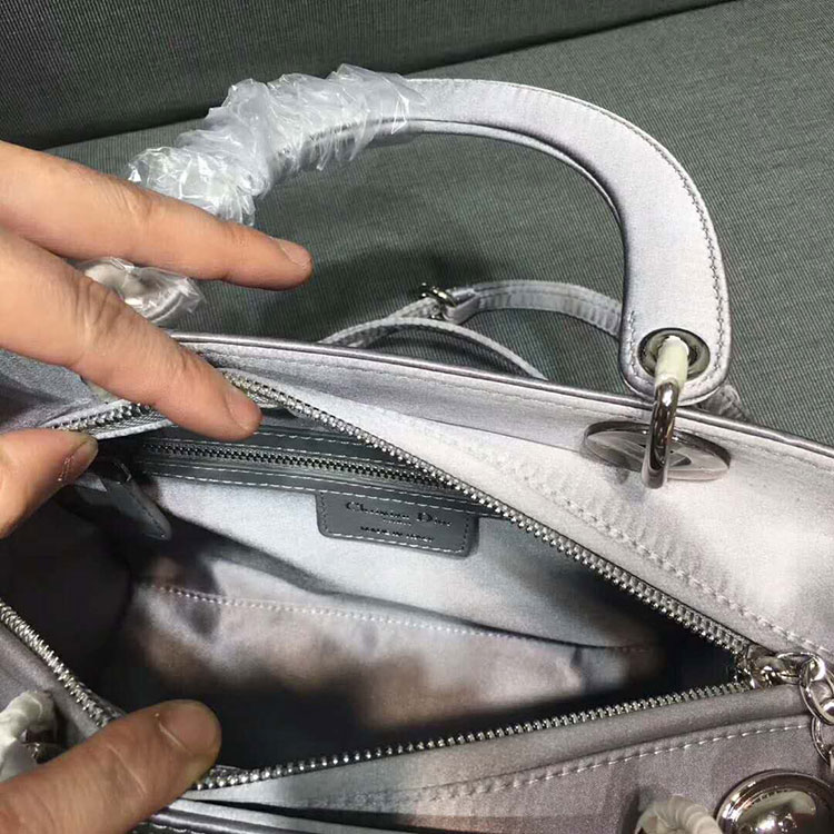 2018 Lady Dior Bag D1655 in Silk