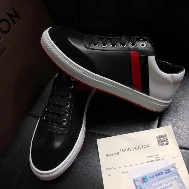 2018 Louis Vuitton men Sneakers in Calfskin leather inside Lambskin leather