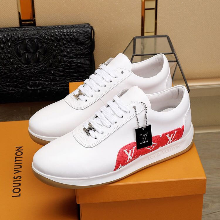 2018 Louis Vuitton men Sneakers in Calfskin leather inside Lambskin leather