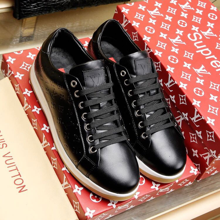 2018 Louis Vuitton men Sneakers in Calfskin leather inside Lambskin leather