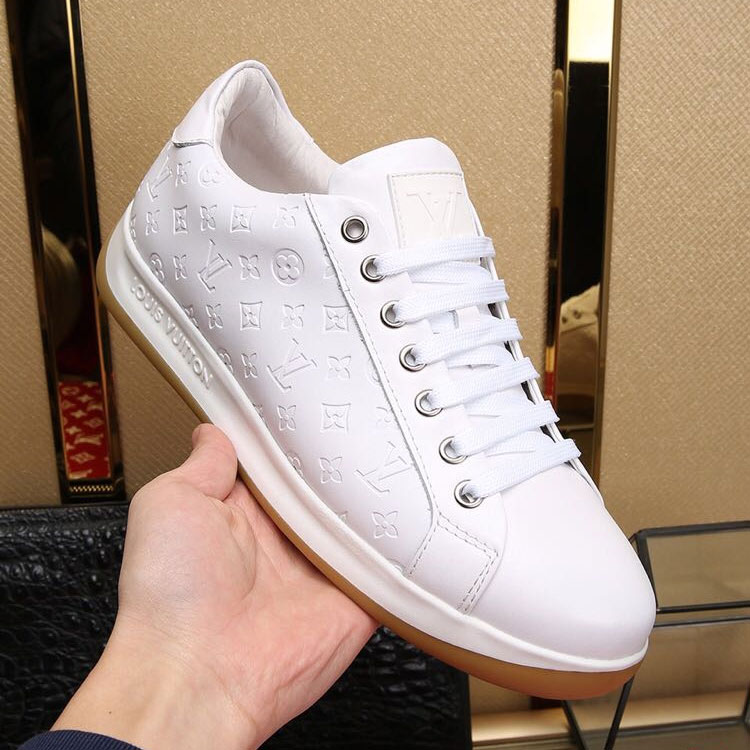 2018 Louis Vuitton men Sneakers in Calfskin leather inside Lambskin leather