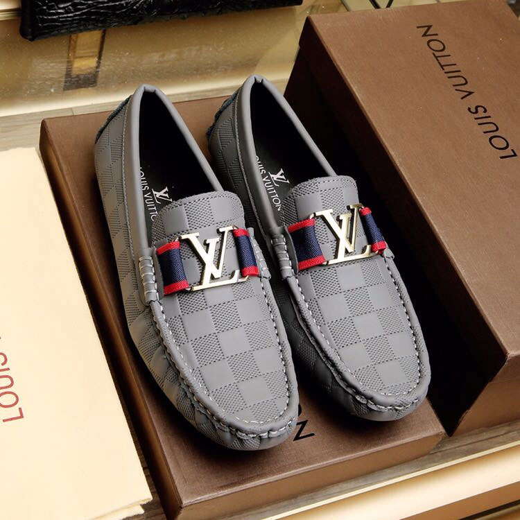 2018 Louis Vuitton men shoes in Calfskin leather inside Lambskin leather