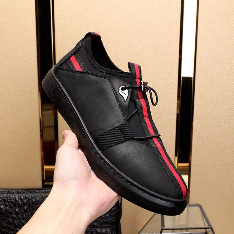 2018 Louis Vuitton men shoes in Nubuck leather inside Lambskin leather