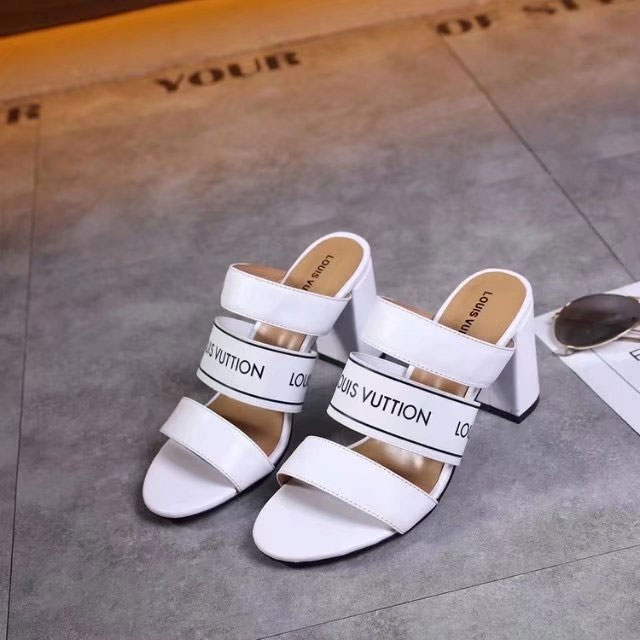 2018 Louis vitton women Sandal in Calfskin Heel 7.8cm