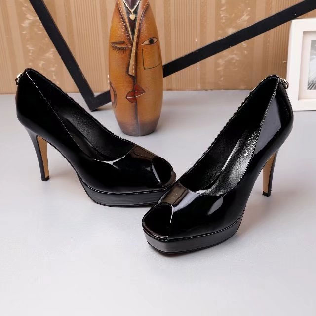 2018 Louis vitton women shoes in Patent leather Heel 10cm