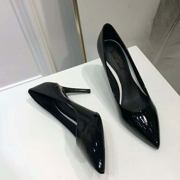 2018 Louis vitton women shoes in Patent leather Heel 8cm