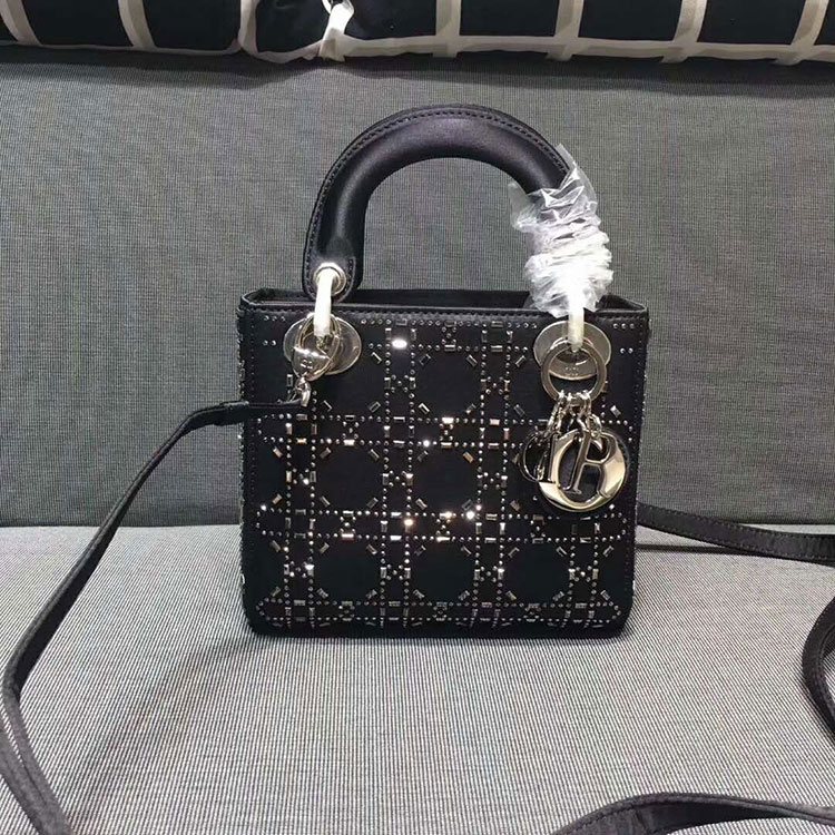 2018 MINI LADY DIOR BAG in Silk