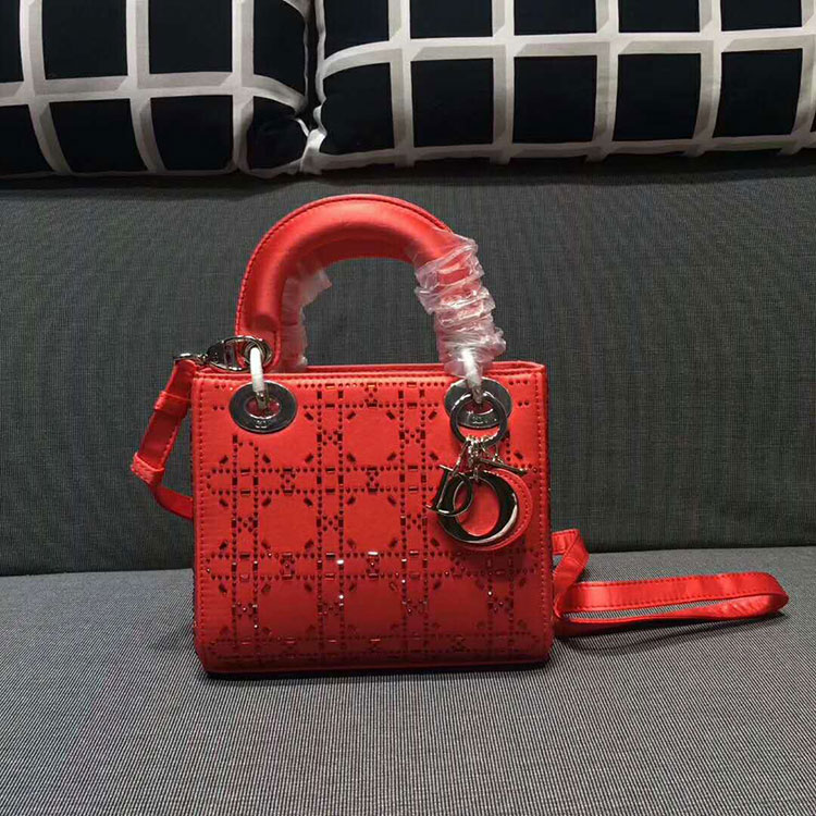 2018 MINI LADY DIOR BAG in Silk