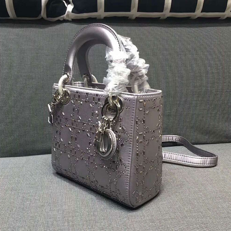 2018 MINI LADY DIOR BAG in Silk