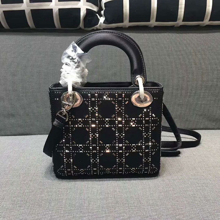 2018 MINI LADY DIOR BAG in Silk