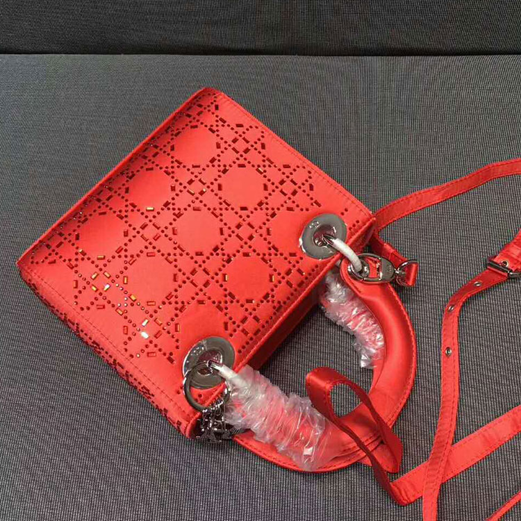 2018 MINI LADY DIOR BAG in Silk