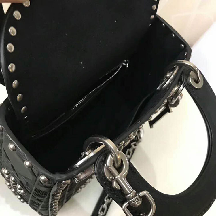 2018 MINI LADY DIOR BAG with rivet