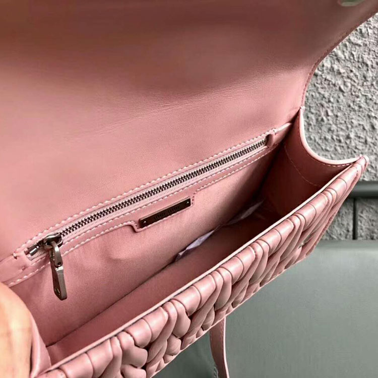 2018 Miu Miu LADY MATELASSE LEATHER SHOULDER BAG