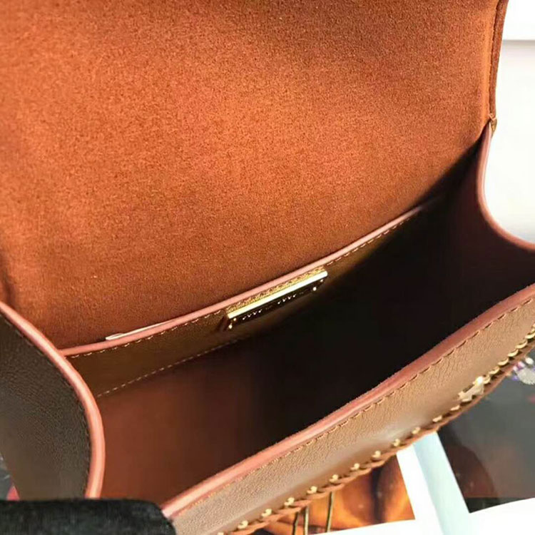 2018 Miu Miu MADRAS LEATHER MIU MIU DAHLIA BAG