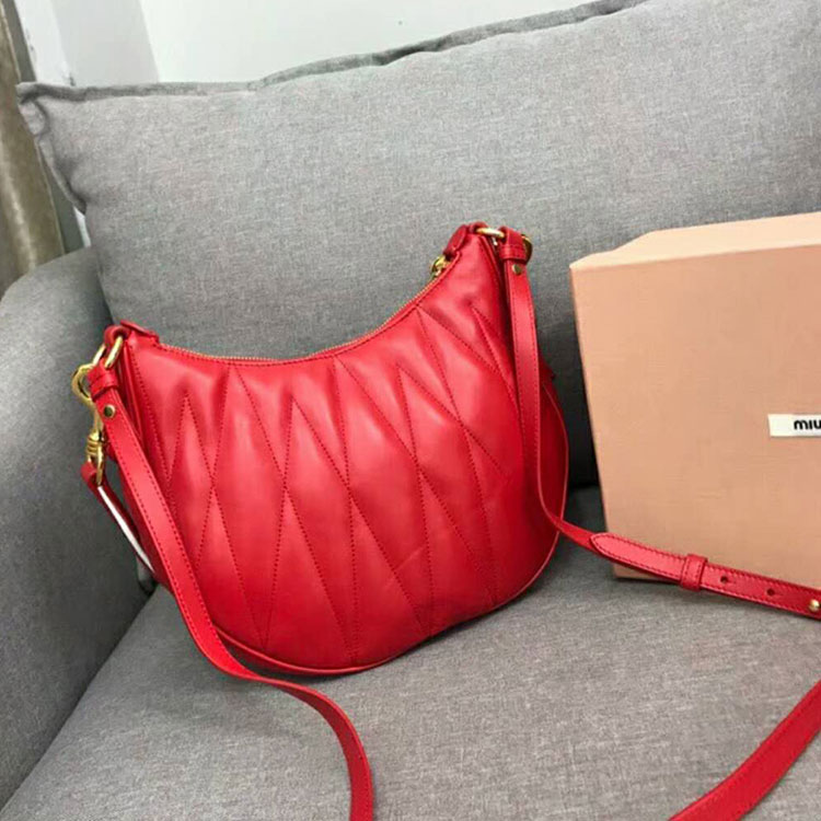 2018 Miu Miu MATELASSE LEATHER BAG