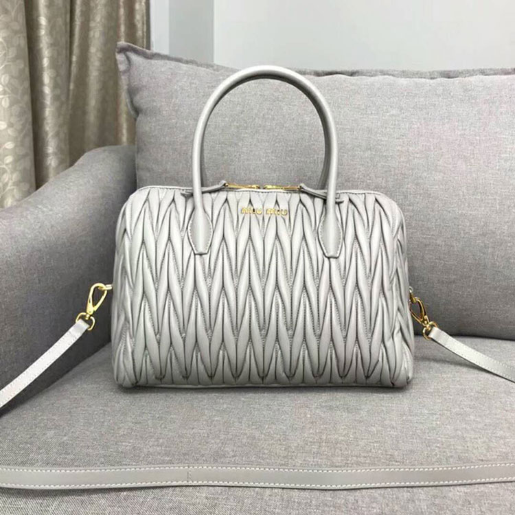 2018 Miu Miu MATELASSE LEATHER HANDBAG