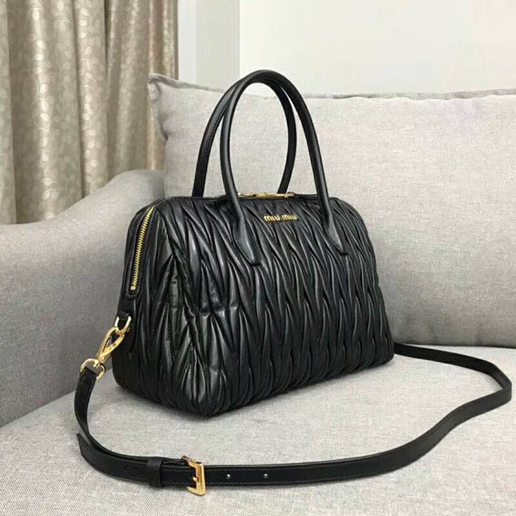 2018 Miu Miu MATELASSE LEATHER HANDBAG