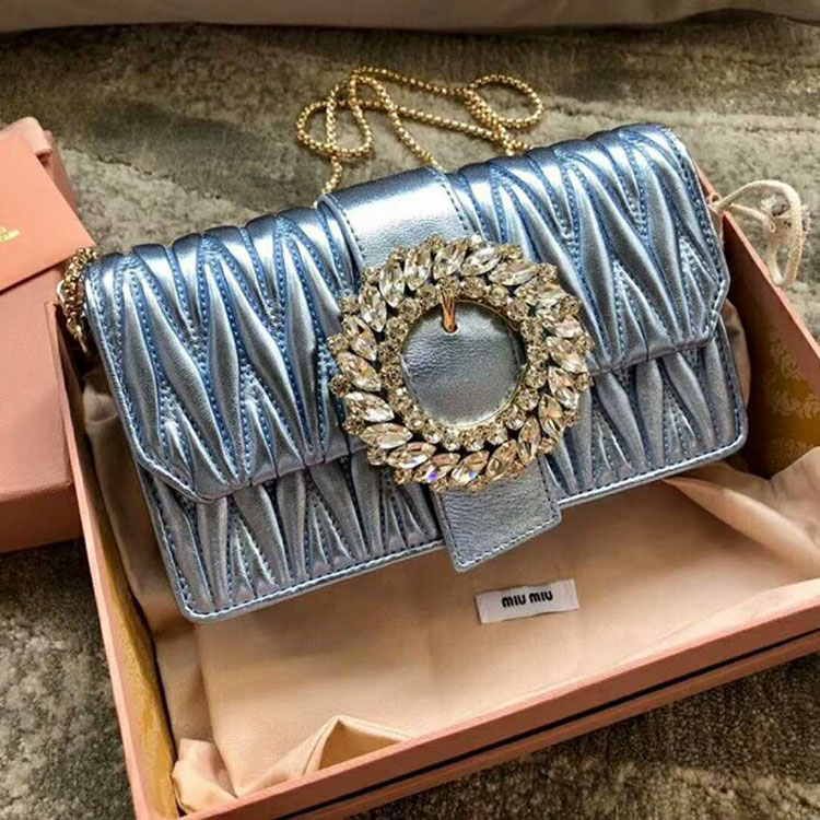 2018 Miu Miu MY MIU LEATHER BAG