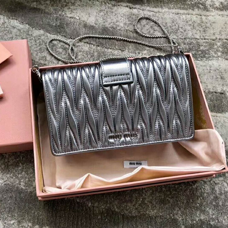 2018 Miu Miu MY MIU LEATHER BAG