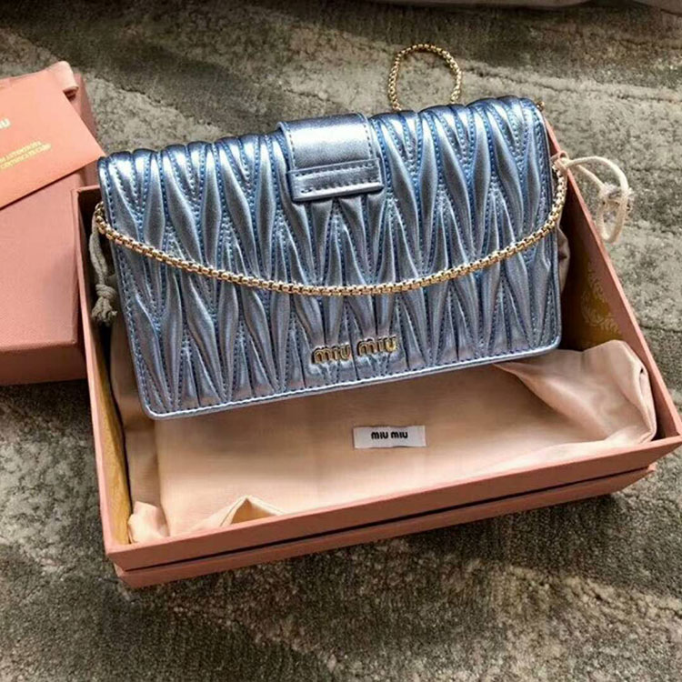 2018 Miu Miu MY MIU LEATHER BAG